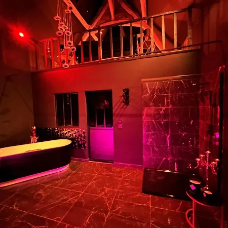 Loveroom De Luxe - Theme 50 Nuances De Grey Maison Privative Spa Insolite