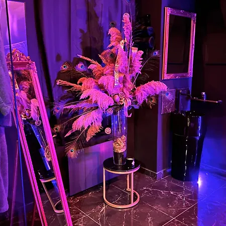 Love hotel Loveroom De Luxe - Theme 50 Nuances De Grey Maison Privative Spa Insolite