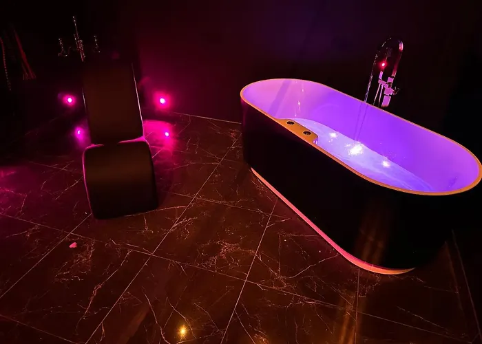 Love hôtel Loveroom De Luxe - Thème 50 Nuances De Grey Maison Privative Insolite *